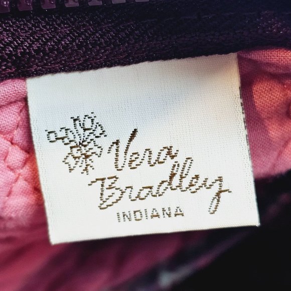 2 Piece Vintage 1993 Vera Bradley Tote Handbag AND Make-up Bag in Wildwood, EUC - Picture 8 of 13